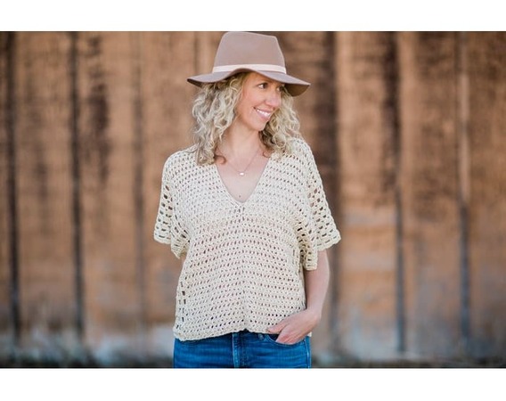 Easy Summer Crochet Top Free Pattern Crafts On Display