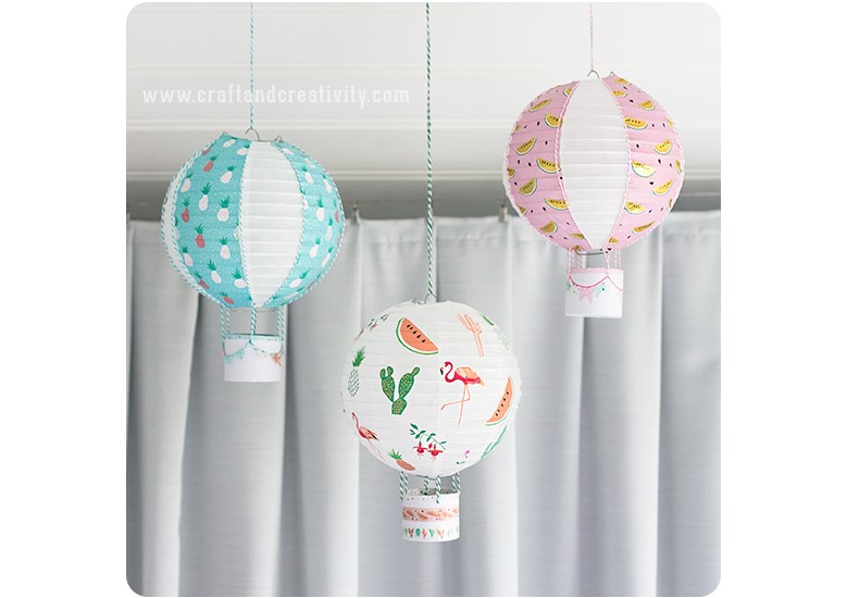 Hot Air Balloon Lanterns Tutorial Crafts On Display