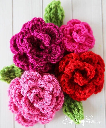 Free 10-Minute Crochet Rose Pattern | Easy Beginner Flower DIY