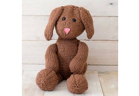 DIY knitted bunny