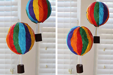 How to paper mache with kids – easy no-cook method