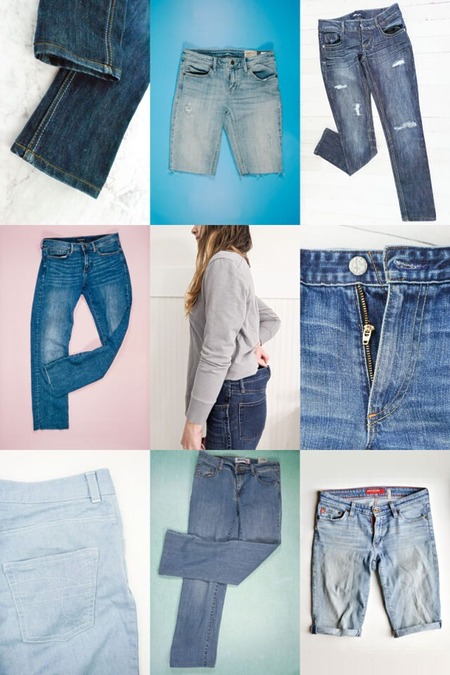 How to alter jeans - sewing tutorials