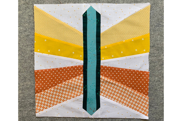 free butterfly quilt block