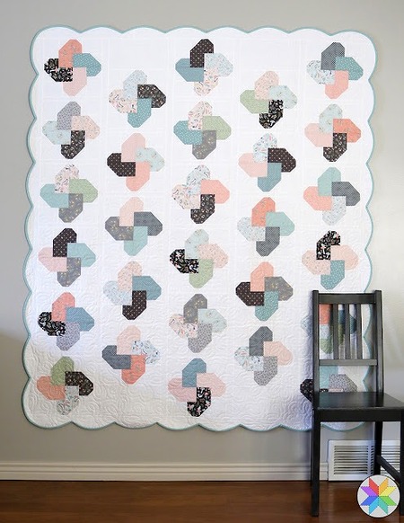Free scalloped quilt edge tutorial