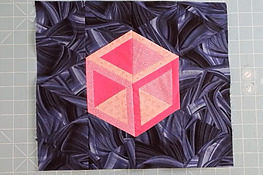 hollow cube quilt block