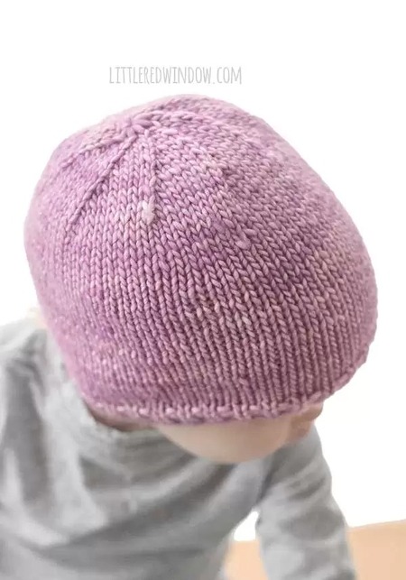 Easy Knit Flat Hat Knitting Pattern