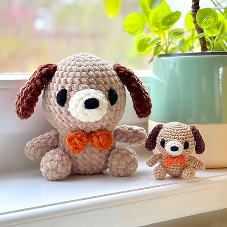 Free crochet dog pattern - cute and beginner-friendly project
