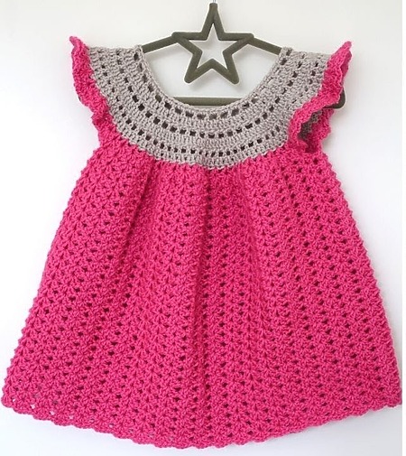 Free crochet dress pattern for 2-year-olds