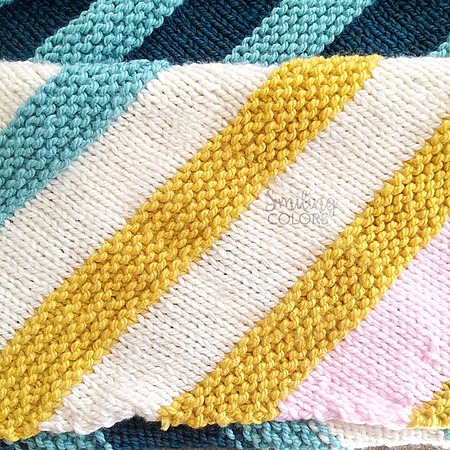 Corner-To-Corner Baby Blanket Pattern - Beginner C2C Knit Afghan Tutorial