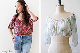 free peasant blouse sewing pattern