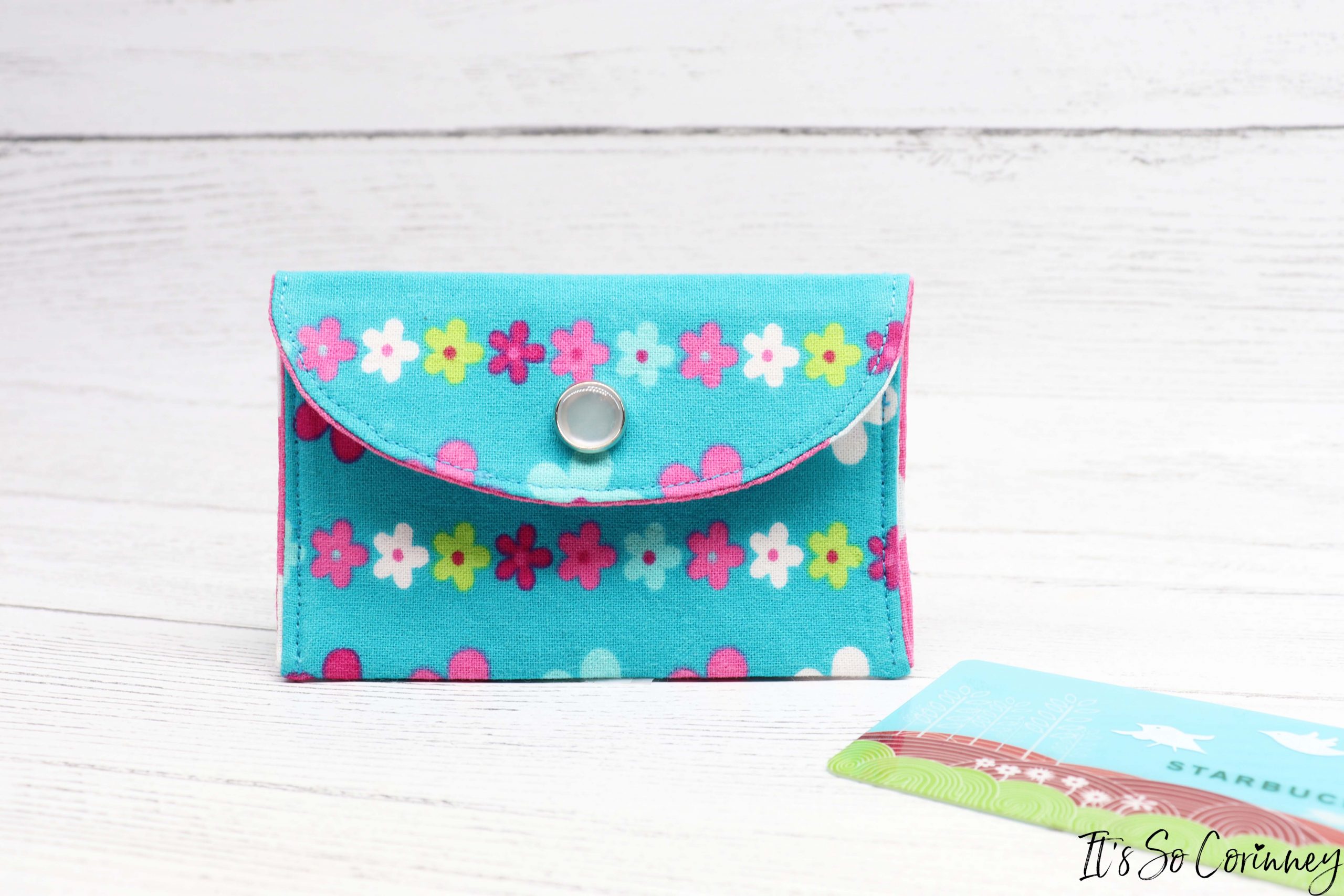 How to sew a credit card wallet - Crafts on display