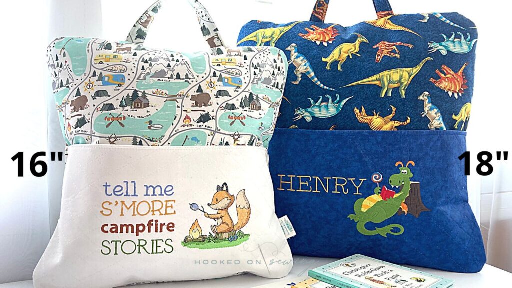 How to sew a reading pillow (in 3 sizes) Crafts on display