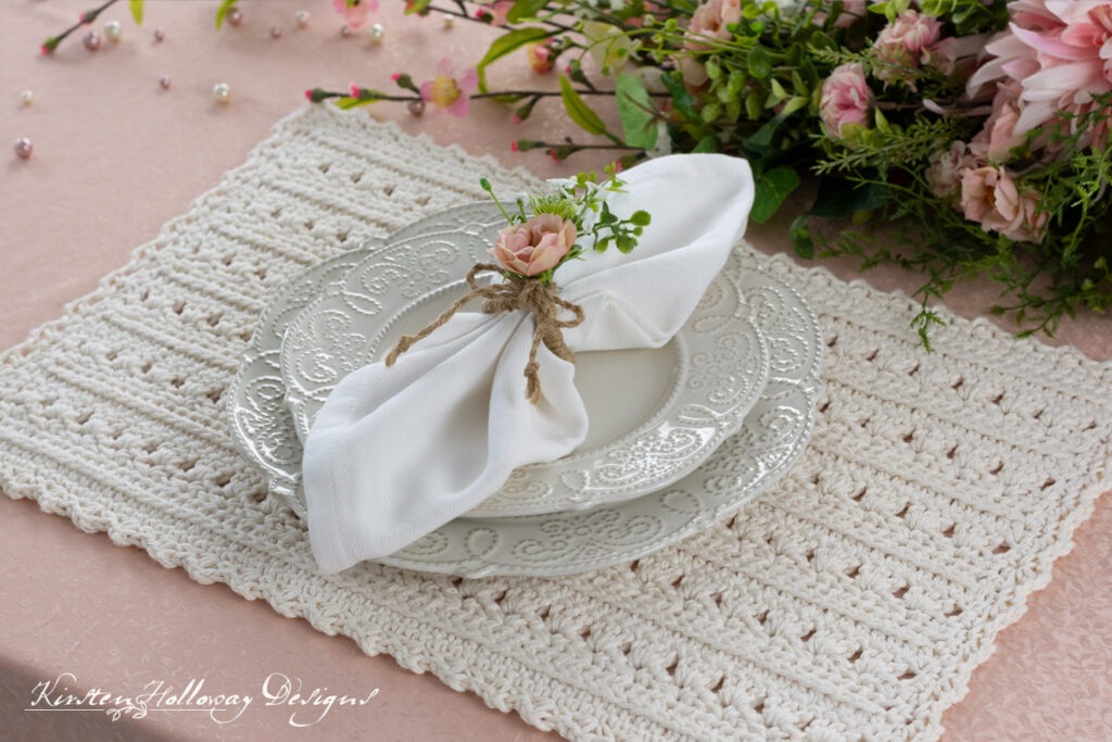 Crochet Oval Placemats Tutorial at Carlos Sims blog