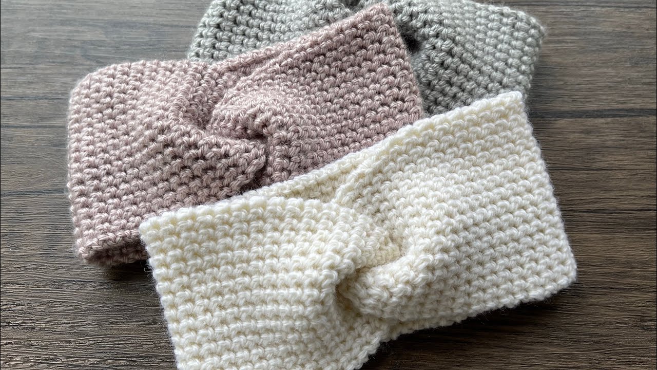 Crochet a stylish headband: free pattern for all sizes Crafts on display