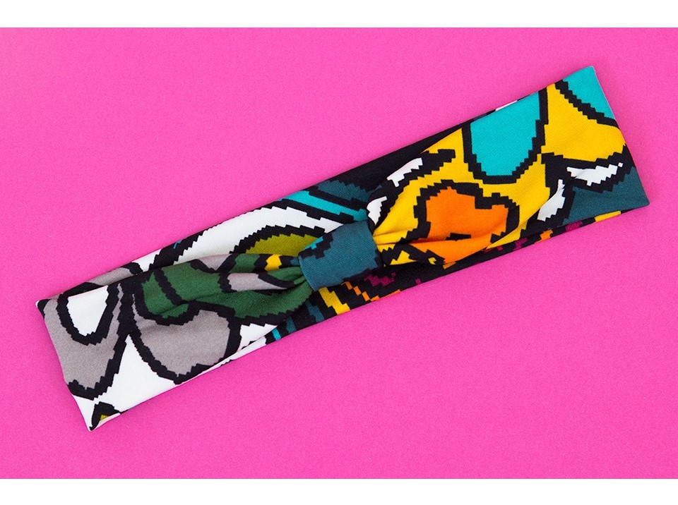 DIY fabric headband tutorial Crafts on display