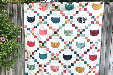Cats and Scraps - free quilt pattern