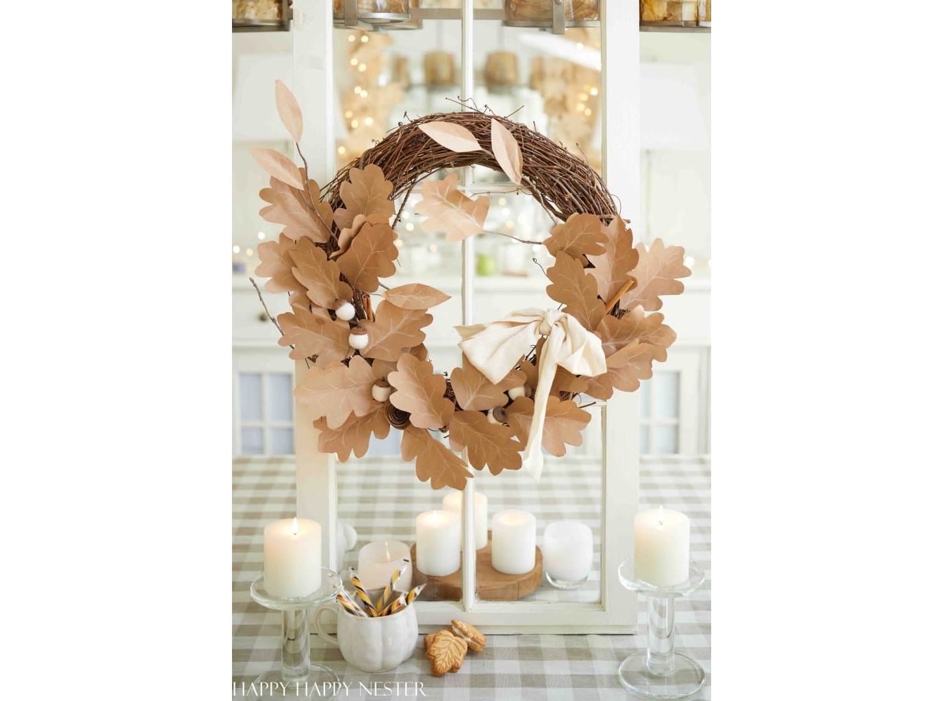 DIY paper wreath tutorial - Crafts on display