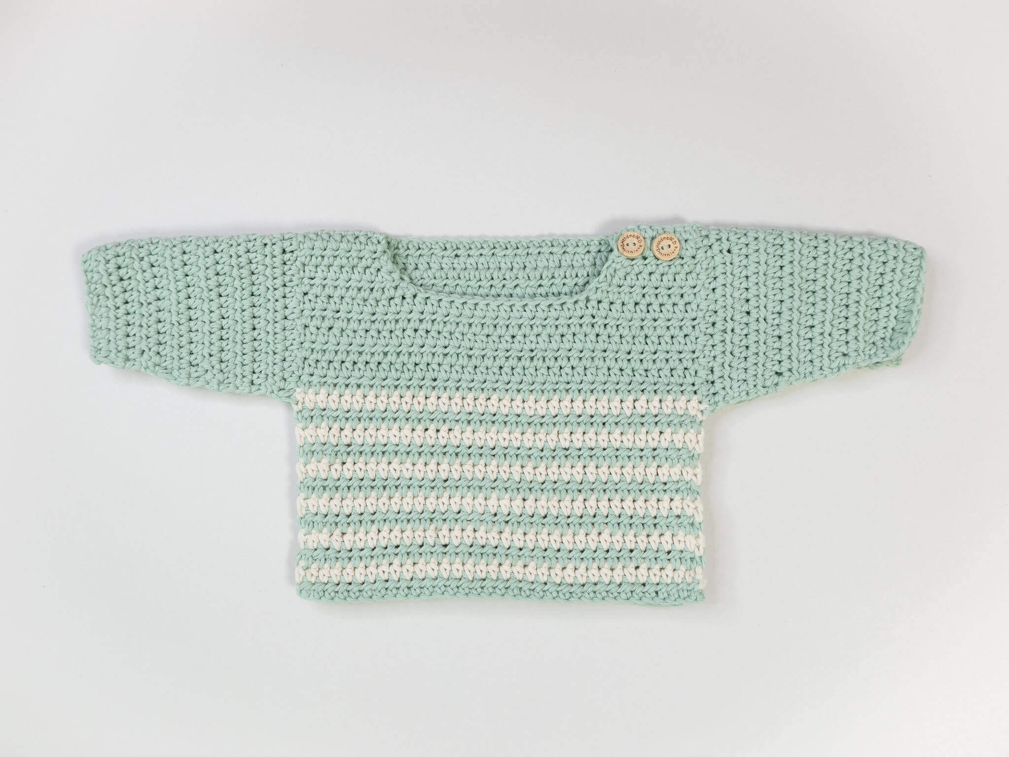 Free crochet baby sweater pattern - Crafts on display