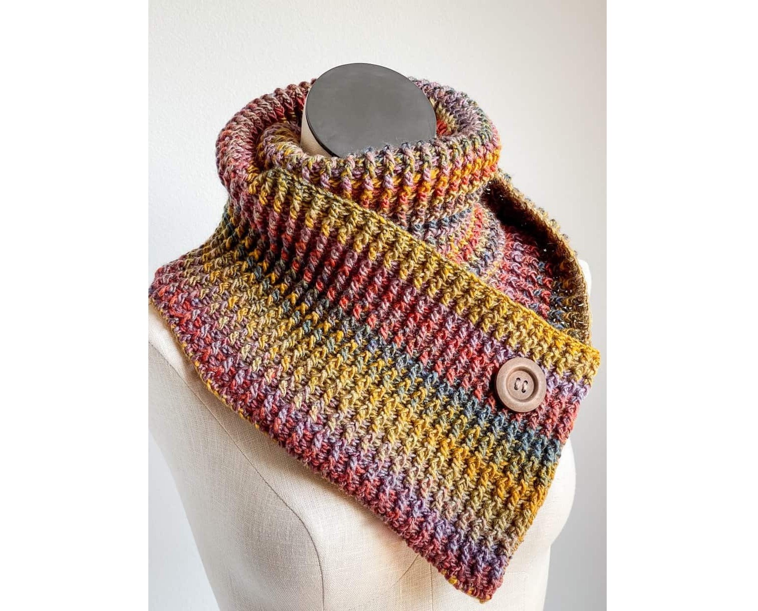 Crochet ribbed scarf free pattern Crafts on display