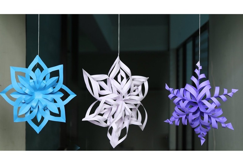 3D Paper Snowflake Tutorial - Crafts On Display