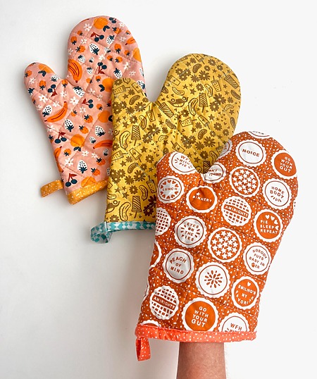 How to sew the perfect oven mitt – easy free pattern