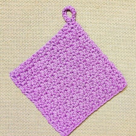 Free thick potholder crochet pattern for beginners