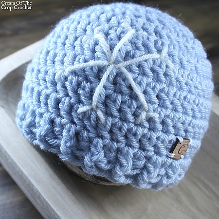 free snowflake hat crochet pattern