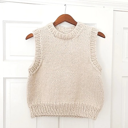 Free sweater vest knitting pattern