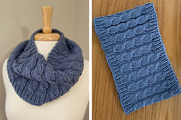 free cable knit cowl pattern