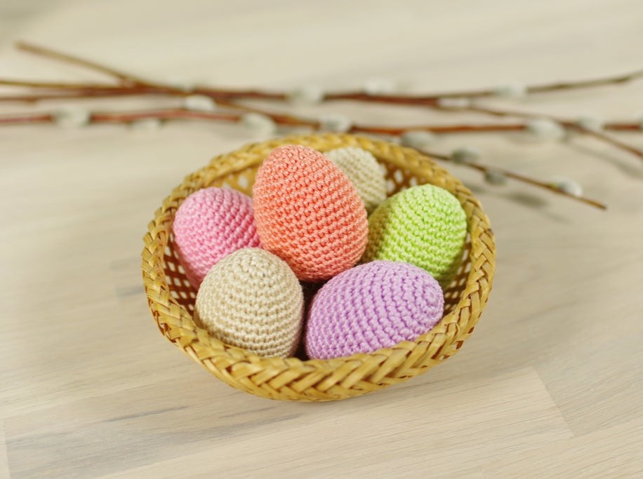 Free Easter Egg Crochet Pattern - Crafts On Display