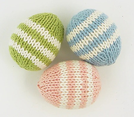 Free knitted Easter egg pattern - quick & festive spring DIY