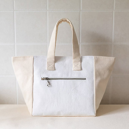 functional and chic tote bag - simple DIY sewing tutorial