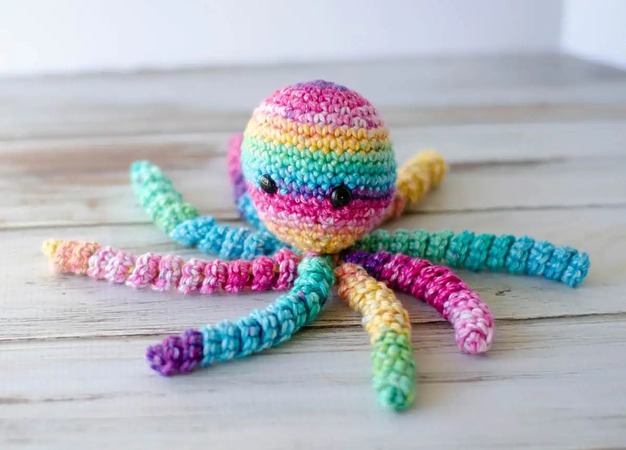 How to crochet an octopus for babies: free amigurumi pattern Crafts