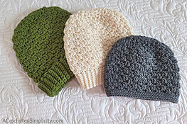 DIY crochet beanies