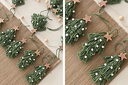 DIY Christmas tree tassel