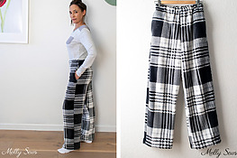 DIY cozy fleece pajama pants