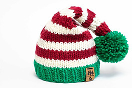 DIY Christmas Elf Knit Hat