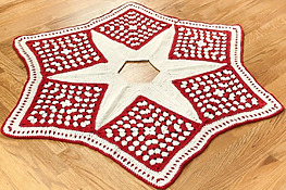 DIY Crochet Christmas Tree Skirt