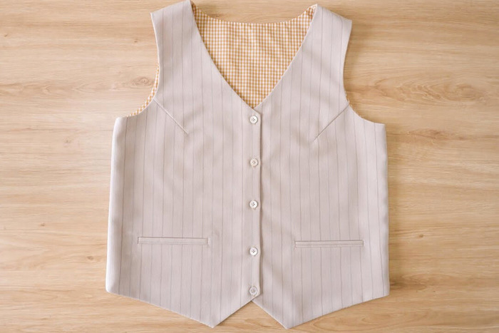 DIY Sewn Reversible Vest