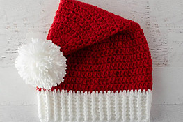 DIY Crochet Santa Hat