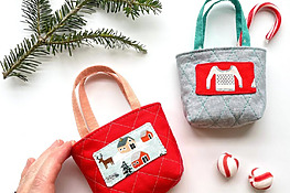 DIY Mini Tote Bag Ornaments