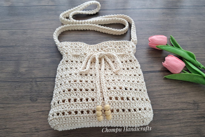 DIY Crochet Sling Bag