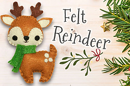 DIY Christmas Felt Reindeer