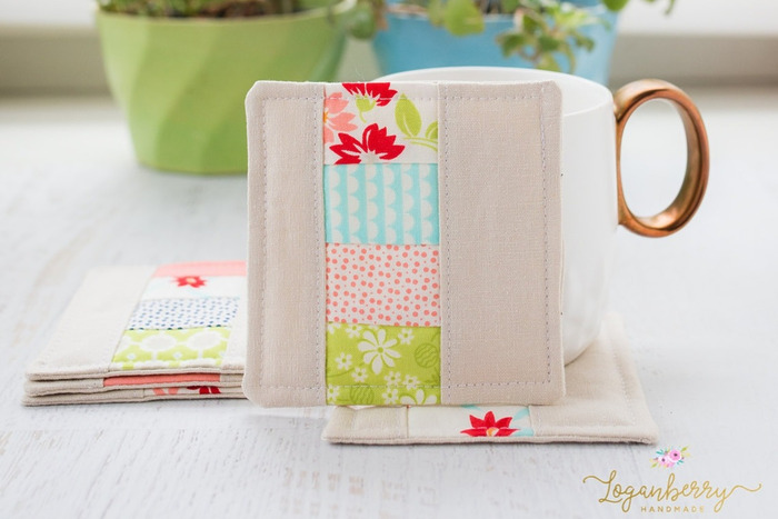 DIY Patchwork Coasters