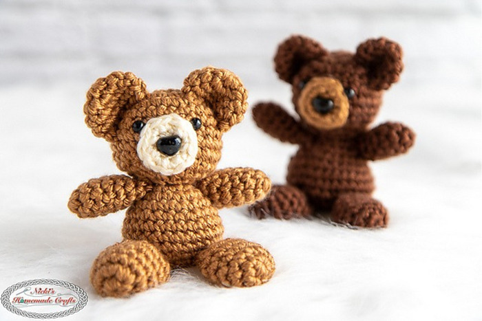 Tiny Crochet Teddy Bears