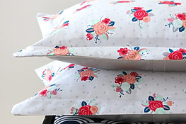 DIY pillow shams with flanges