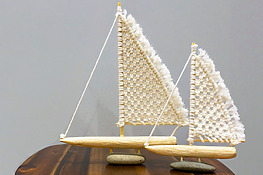 DIY Macrame Sailboat Decorations