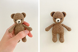 DIY tiny amigurumi bear