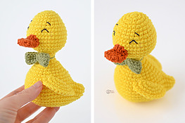 free crochet amigurumi duck pattern