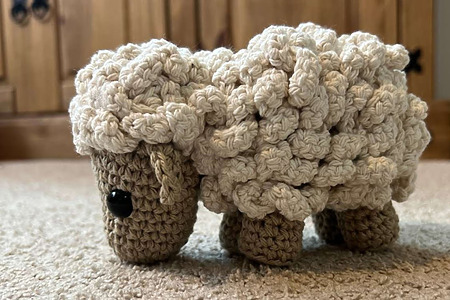 adorable textured sheep - free amigurumi pattern